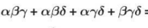 <p>if α,β,γ and δ<strong> </strong>are roots of the equation ax^4 + bx³ + cx² + dx + e = 0 what is </p>