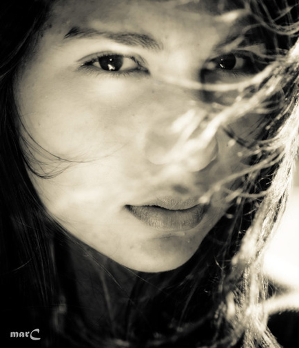 <p>expresión en la cara</p>