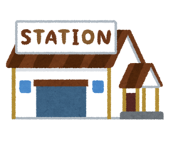 <p>สถานีรถไฟ</p>