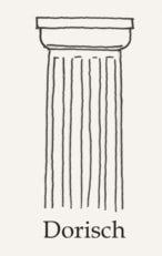 <p>geef de kenmerken van de dorische orde </p>