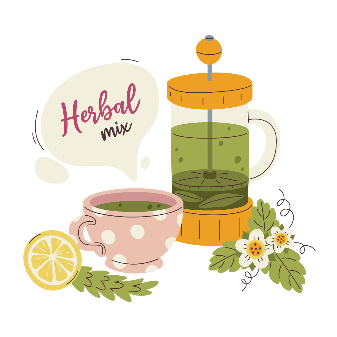 <p><span><strong>a drink made from plants that has flavours from the autumn gathering</strong></span></p><p>A cup of harvest blend herbal tea warms me up on chilly fall evenings.</p>