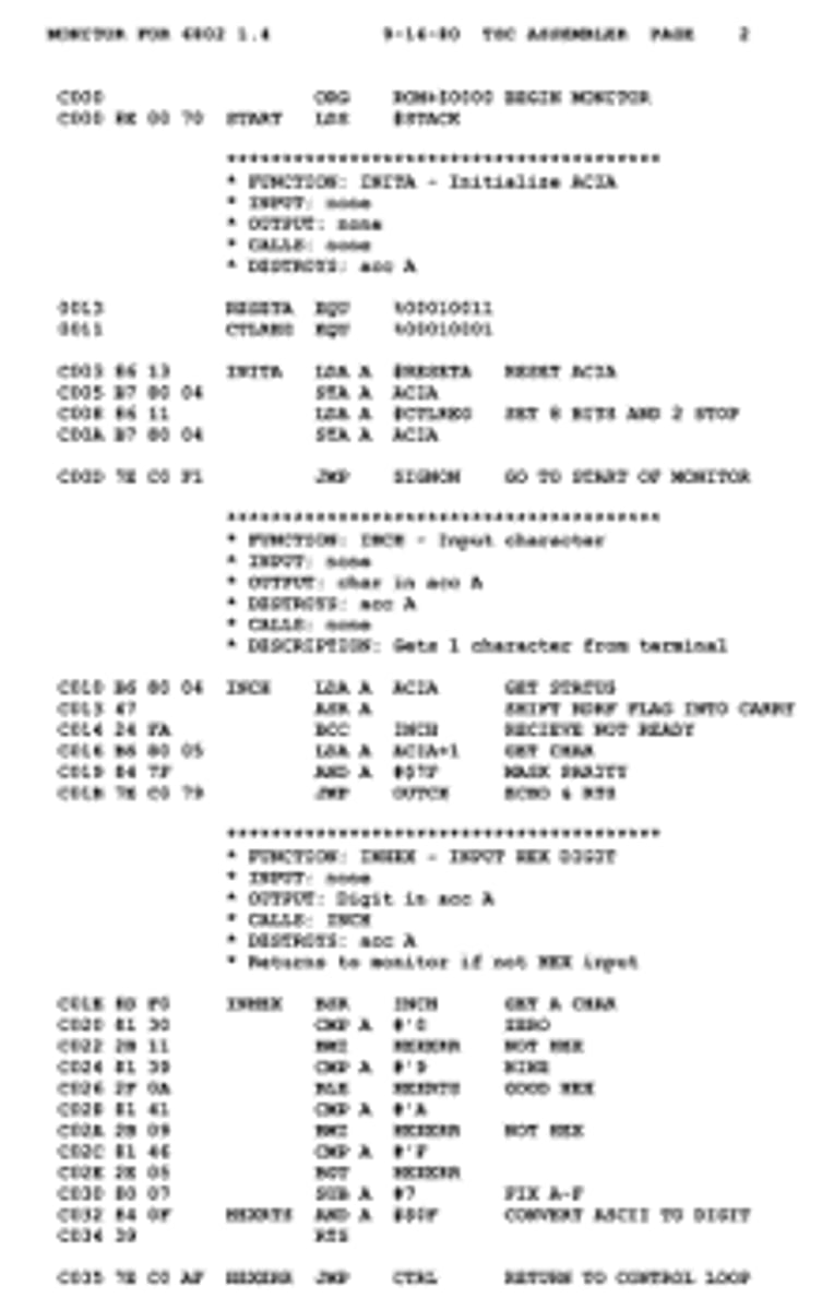 <p>A low-level symbolic code (often the fundamental instructions, e.g. ADD, STORE) converted by an assembler</p>