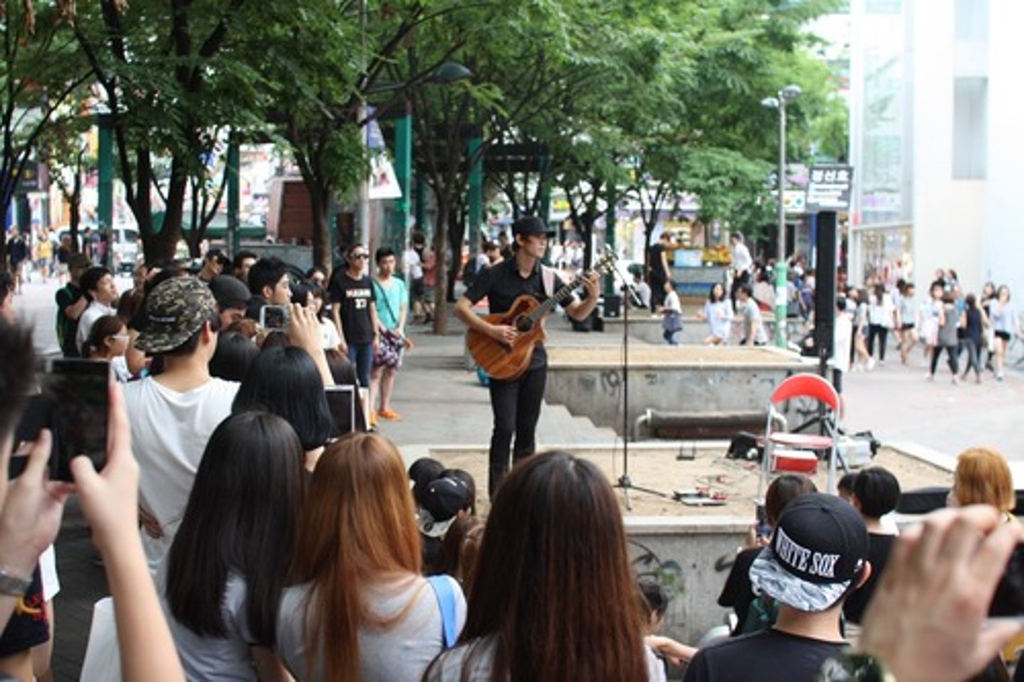 <p>barrio Hong-dae (Universidad Hong-ik)</p>