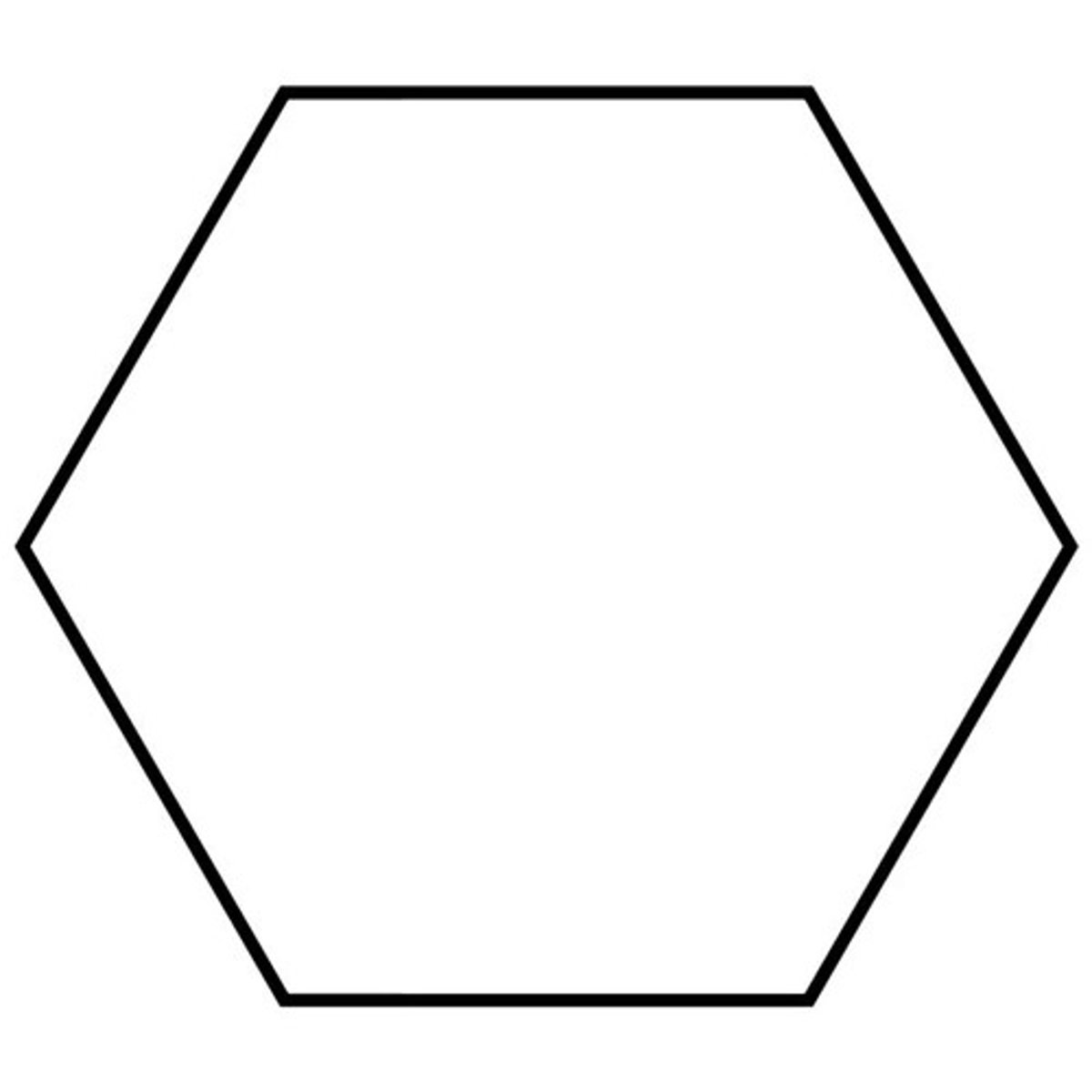 <p>6-sided polygon</p>