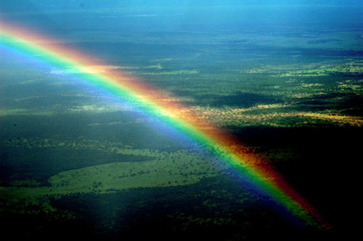 <p>A natural spectrum of colors that demonstrates the refraction property of light.</p>