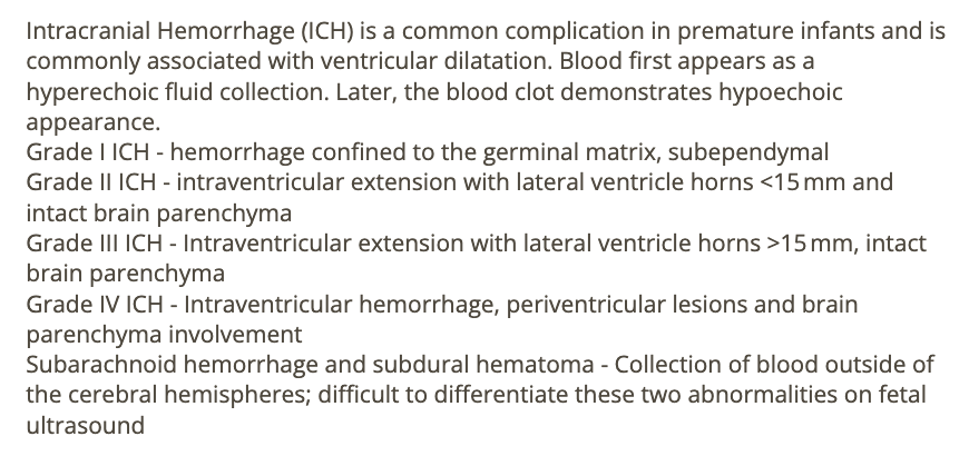 <p>c) hyperechoic fluid</p>