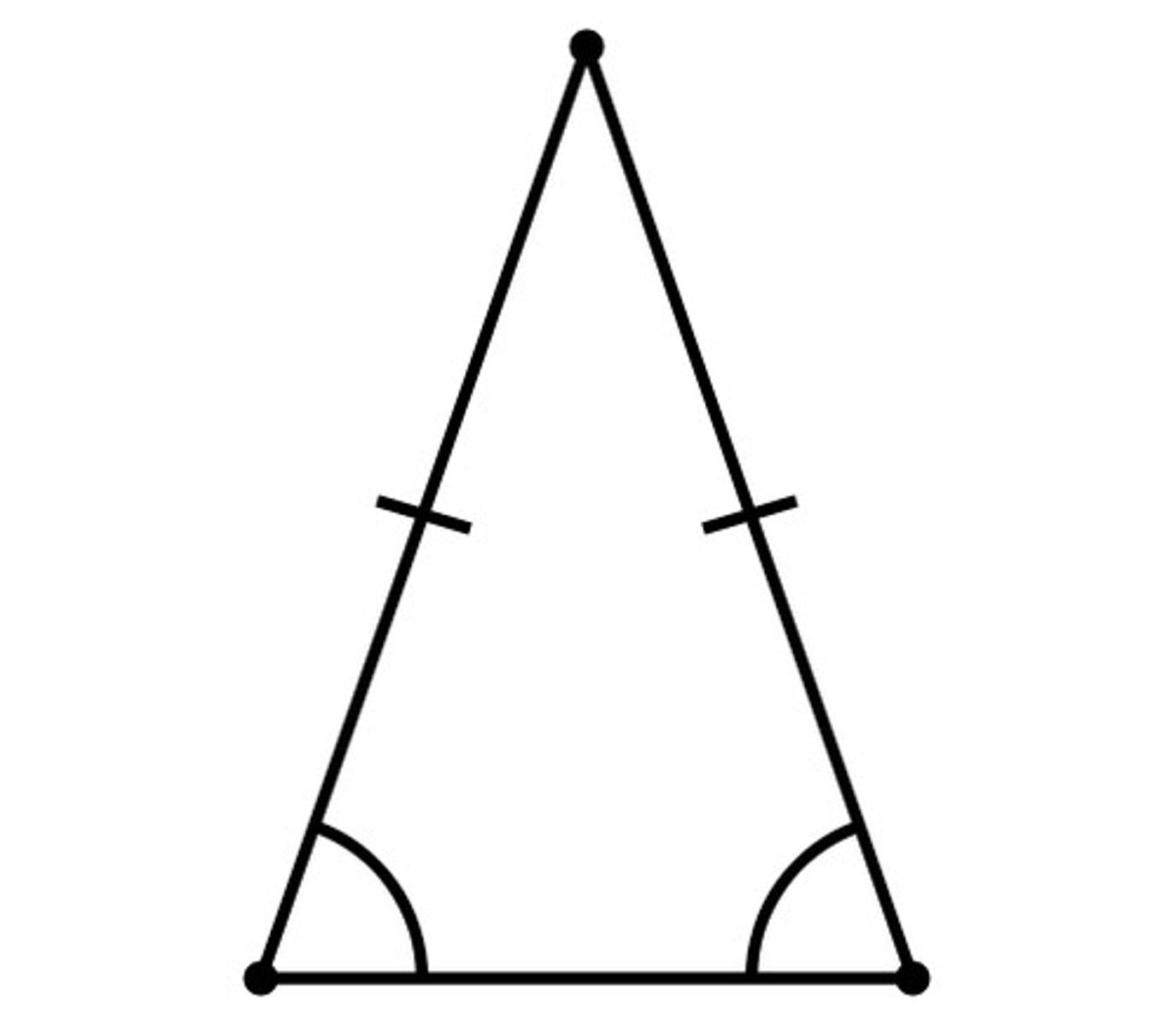 <p>a triangle that has (at least) 2 congruent sides</p>