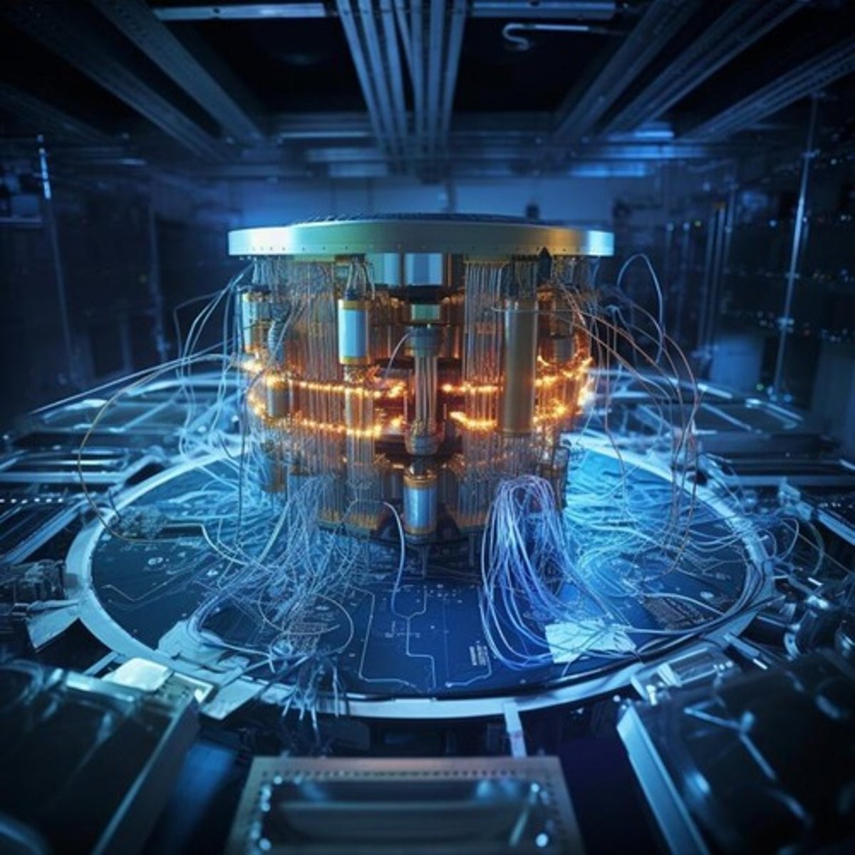 <p>computers use qubits, which use superposition - instead of being on or off, they can be both on and off or somewhere in between. they are much more efficient at problem solving</p>