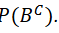 <p><span><span>a set is all the elements (in the sample space) not in the set.</span></span></p>