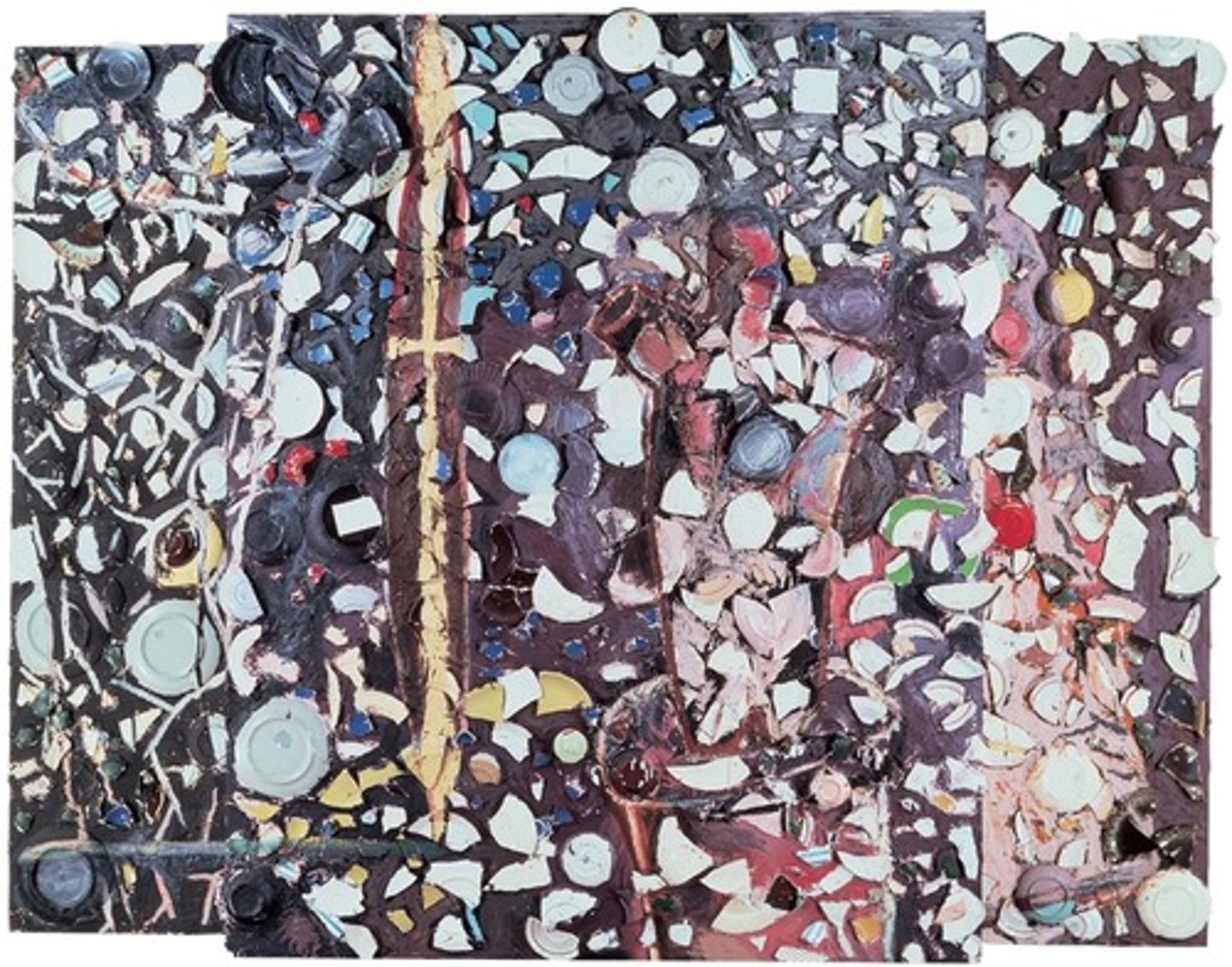 <p>Neo-expressionism in theUnited States, monumental painting that shows expressive gestures and artists and, addresses American middle-class daily life</p>