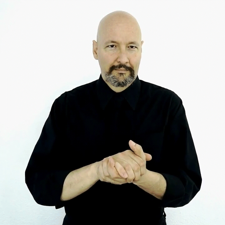 <p>clasping both hands comfortably together. Your dominant hand should be on top of your non-dominant hand.</p>