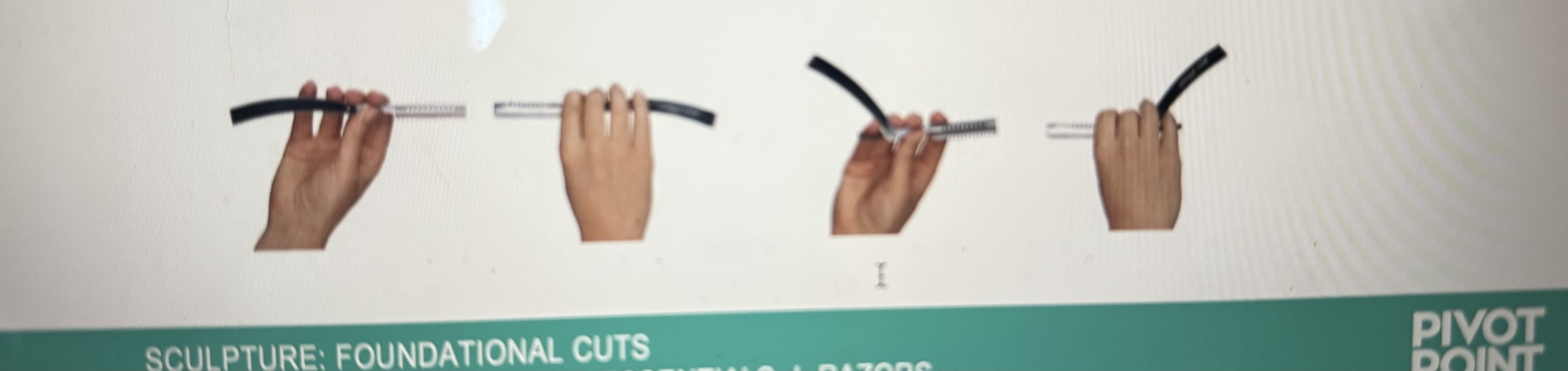 <p>flat: position handle straight out, position thumb at bottom of shank and rest of fingers on top of shank </p><p>bent: position handle upward, position thumb at bottom of shank and little finger on tang </p>