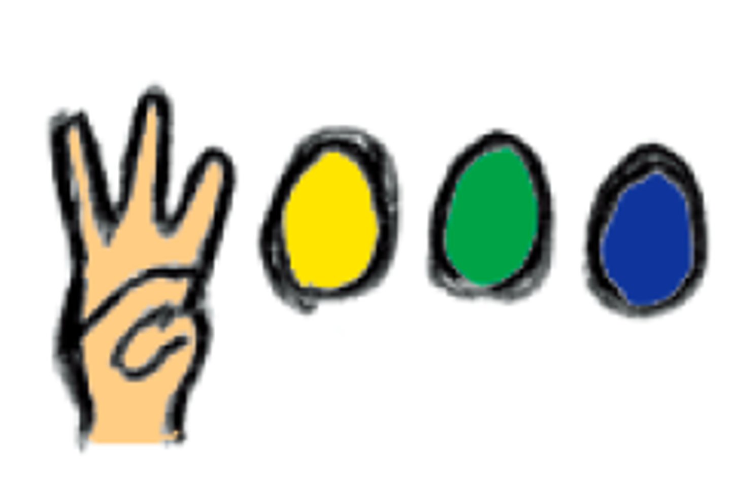 <p>みっつ</p><p>three (things)</p>