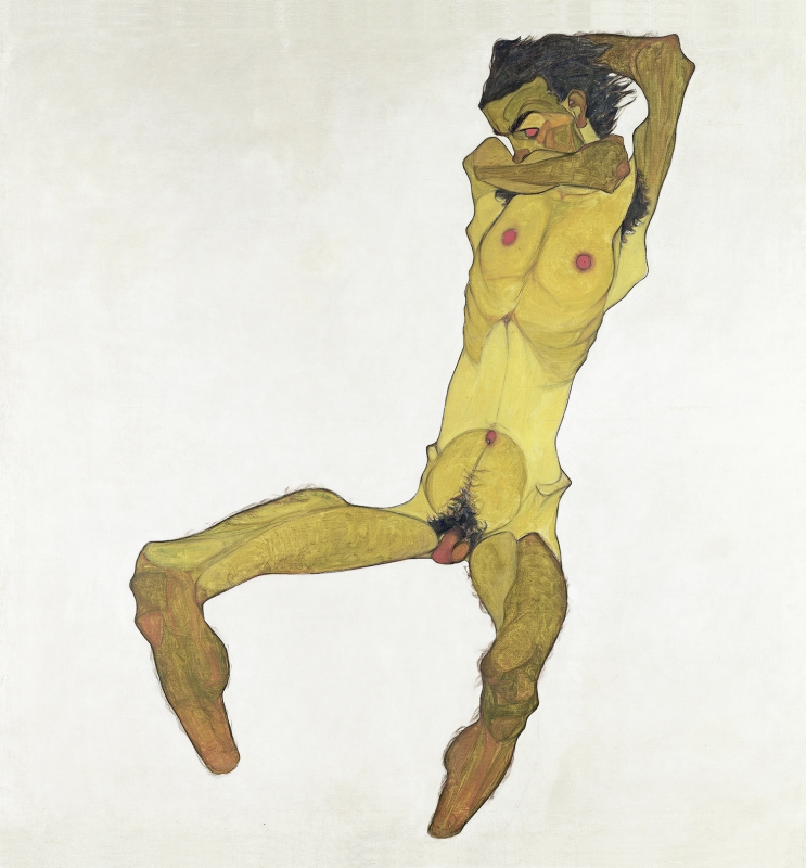 <p>Nude Self Portrait </p>