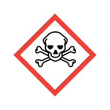 <p>Can cause death by e.g. being swallowed, breathed in, absorbed through the skin e.g. hydrogen cyanide </p>