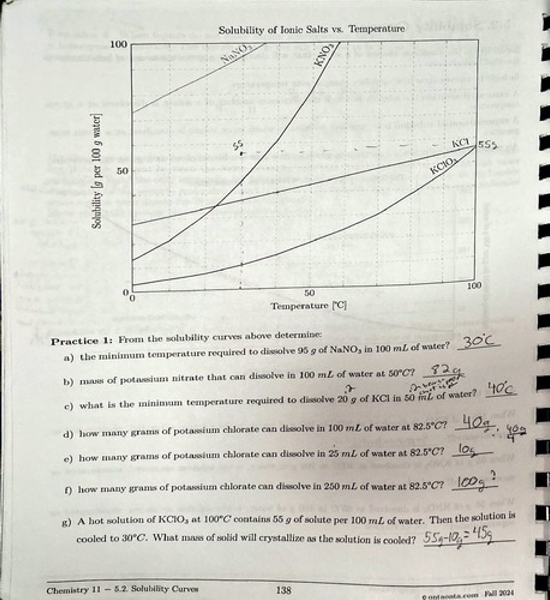 <p>The maximum amount of a solute that will dissolve in a certain amount of solution at a specified temperature.</p>