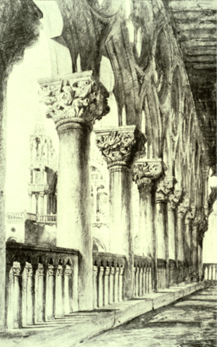 <p>writer, philosopher, art critic<br>explored connection between art, culture, and nature<br>wrote the Stones of Venice - index of design elements</p>