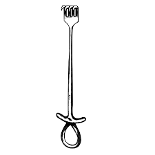 Retracts and exposes superficial wounds (rake) "medium"