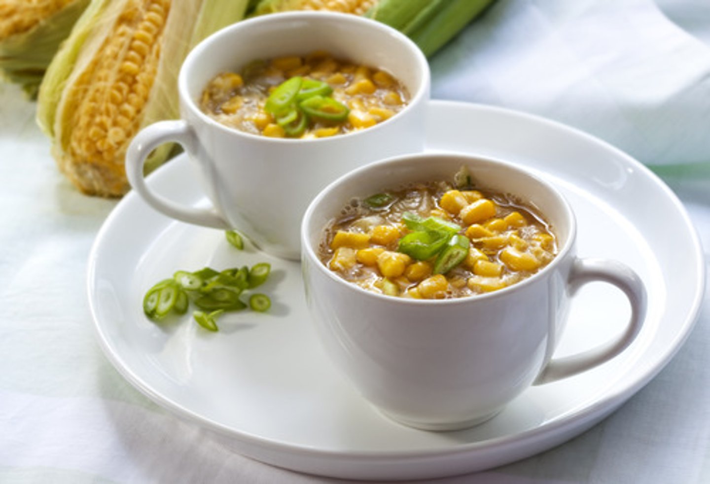 <p>(yù mǐ tāng) corn soup</p>