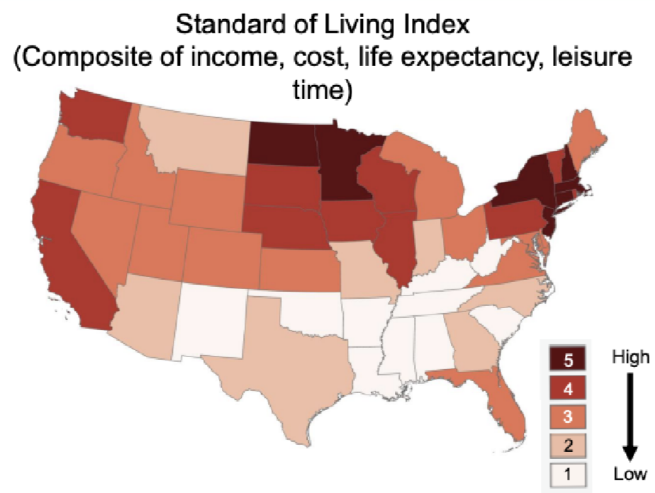 <p>Nominal, ordinal, interval, or ratio?</p>