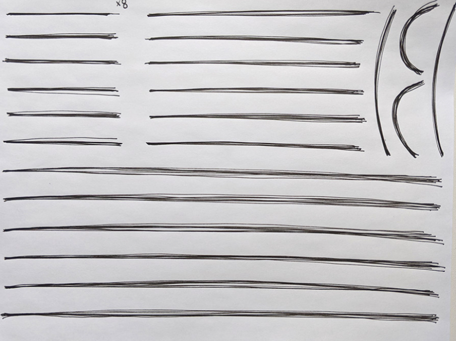 <ul><li><p>Make sure to use your shoulder and not the wrist</p></li><li><p>Be confident and trust your muscle memory</p></li><li><p>Use the ghosting method before making any mark</p></li></ul><p></p>