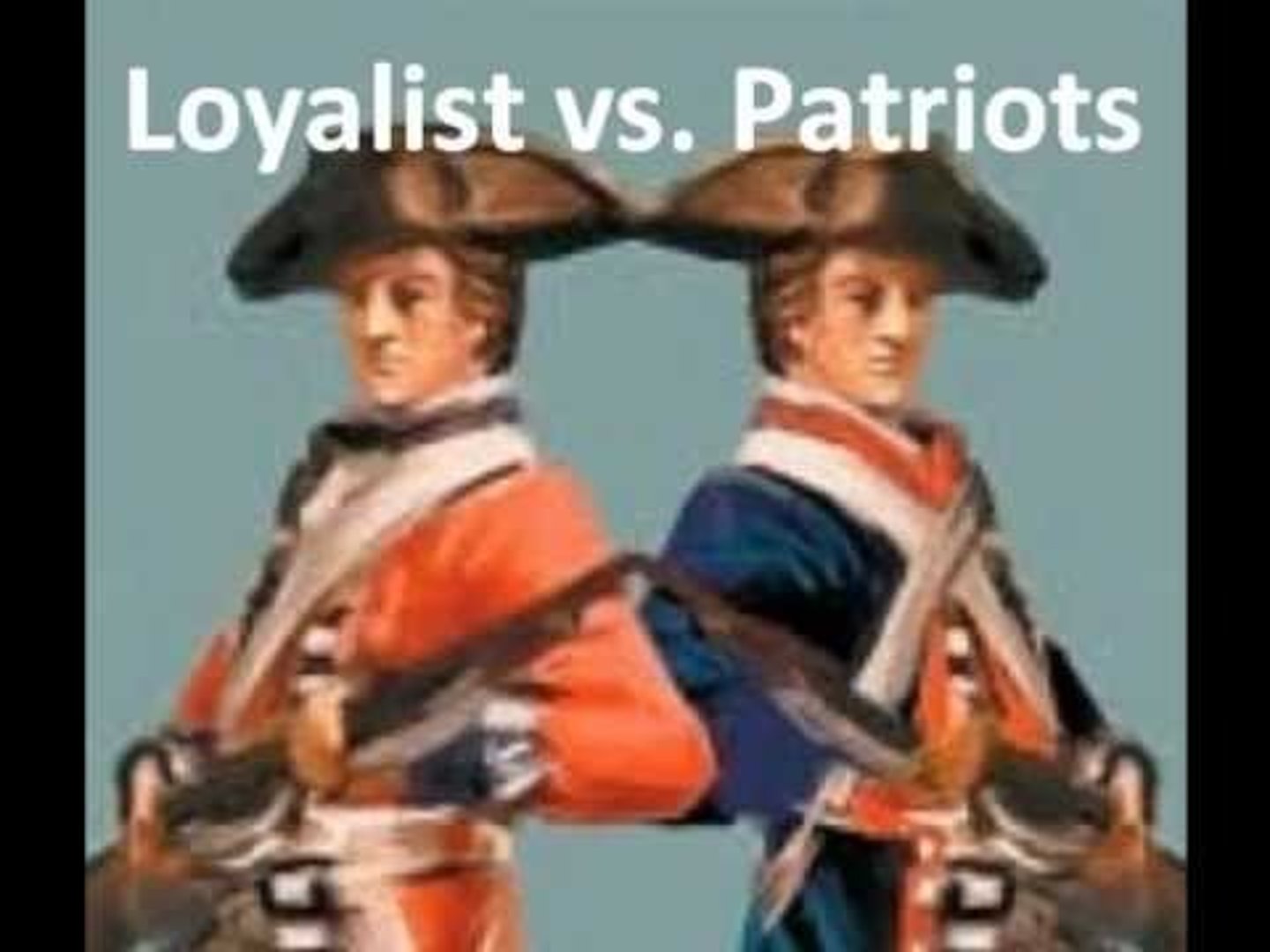 <p>Colonists in the Thirteen Colonies who remained loyal to the British Crown during the American Revolutionary War; typically more conservative, southern, and had trade ties to Great Britain; many fled to Canada</p>