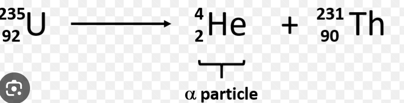 Equation for this example (Can do He or alpha symbol)