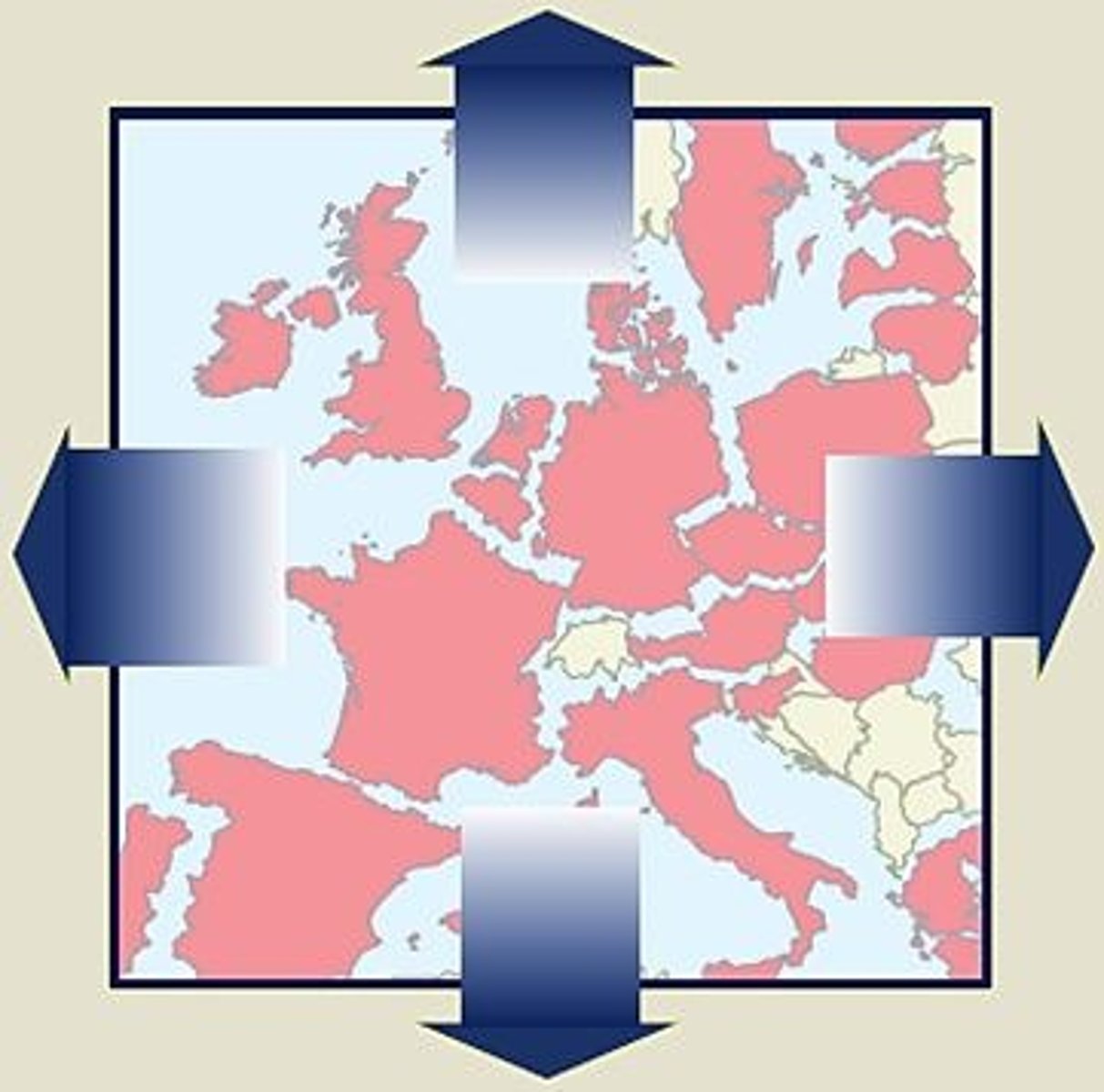 <p>forces that "pull away from the center," or ones that tend to break apart states or keep one from forming</p>