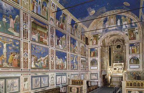 <p><strong>Arena Chapel</strong></p><p><u>Lamentation</u>: Giotto di Bondone</p><p>Late Gothic</p><p>1303-1305 CE</p><p>Brick and Fresco</p>