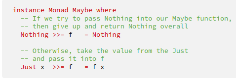 <p>This is used when we want to pass a lifted value into a function that returns a lifted value. </p>