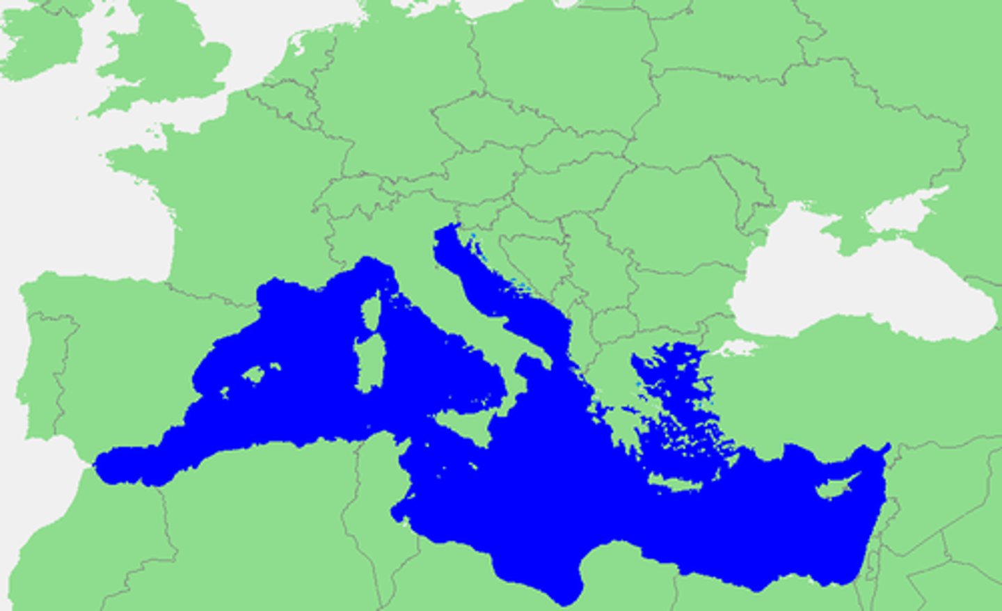 <p>Mediterranean Sea</p>