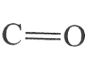 <p>C=O</p>
