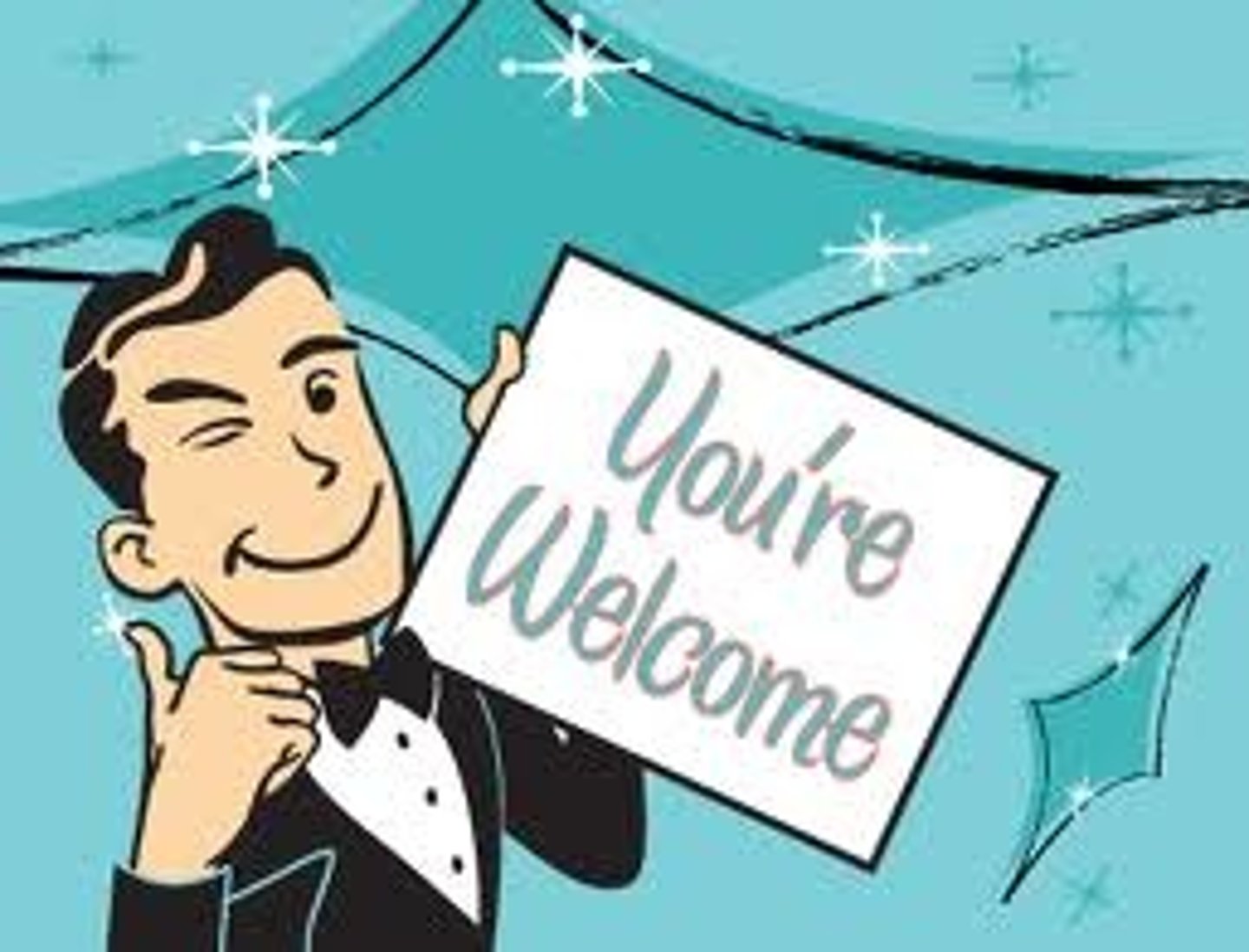 <p>You're welcome</p>