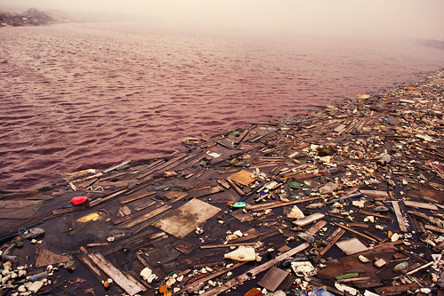 Damage to the land, air or water caused by a toxic chemical or an object