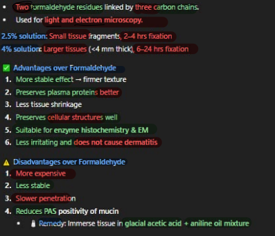 <p><strong>Aldehyde Fixatives</strong></p>