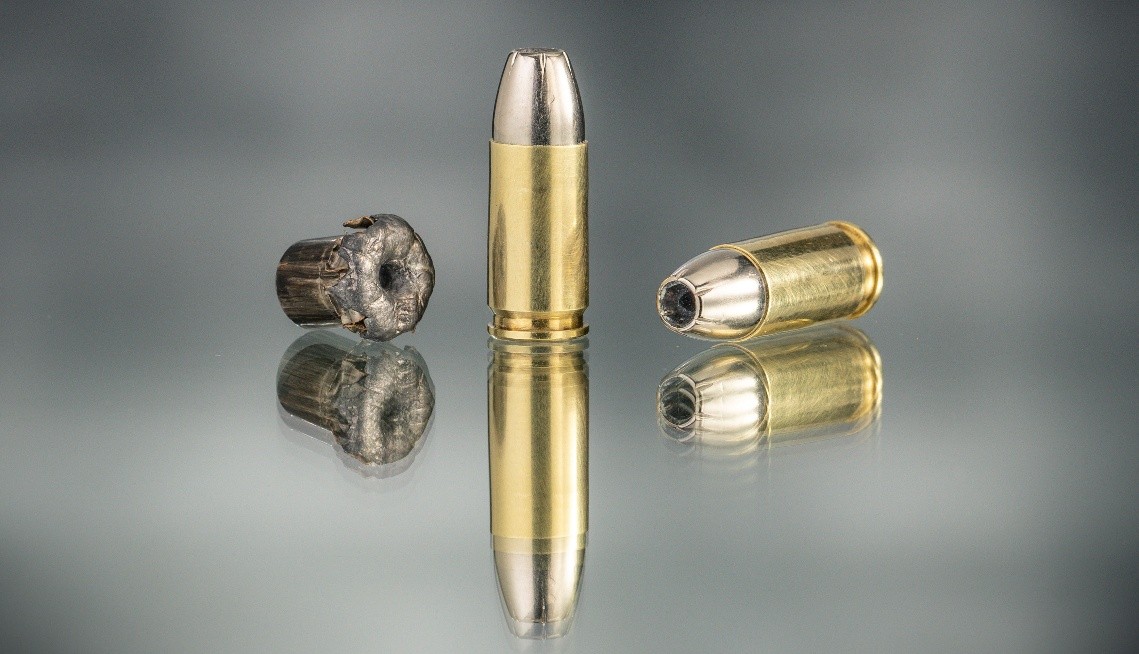 <p>What type of bullet design is displayed?</p>