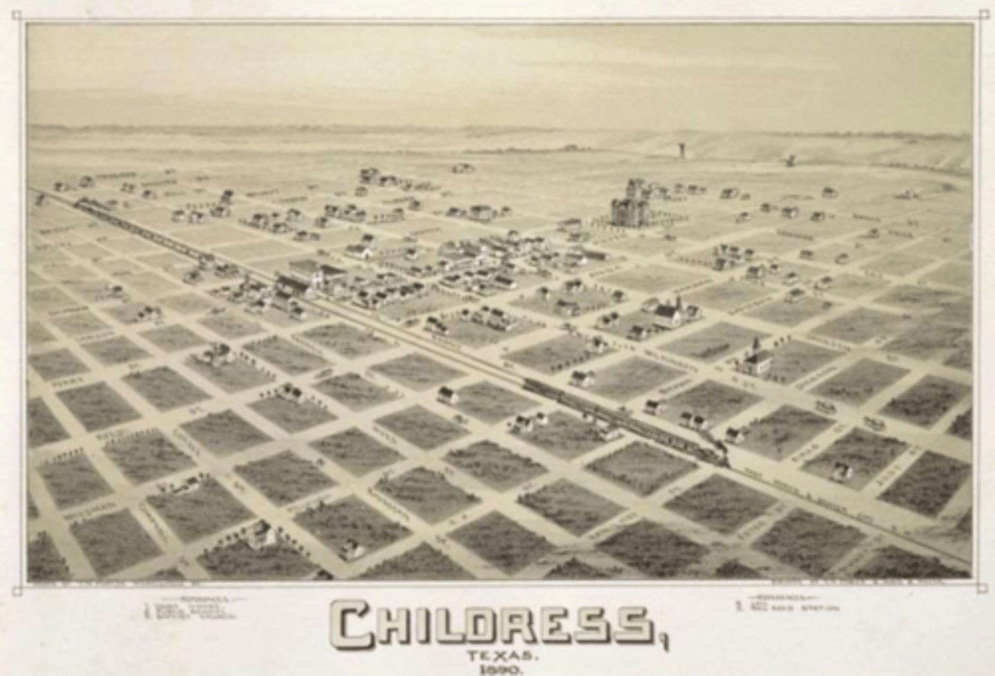 <p>in a regular arrangement, such as the squares formed by roads in the midwest.</p>