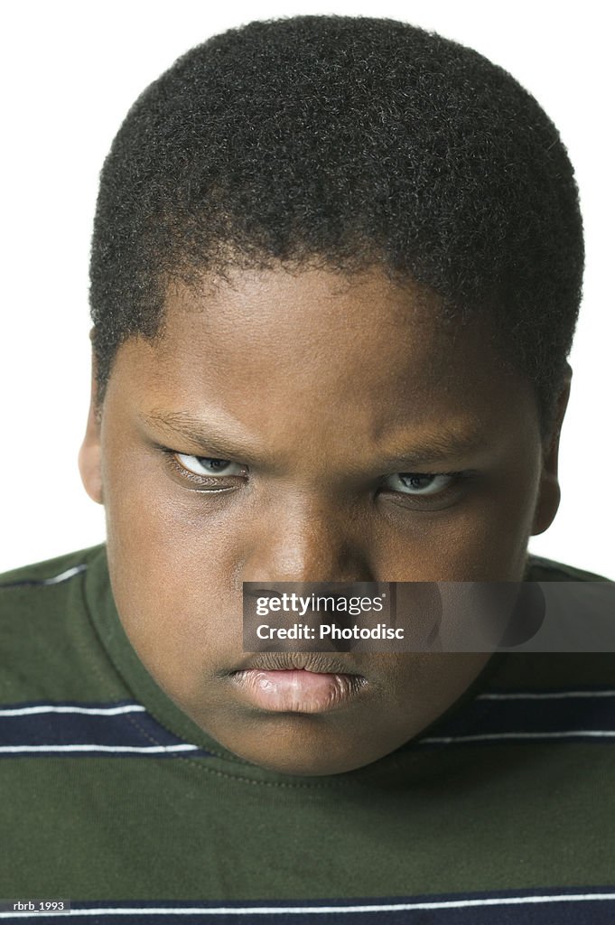 <p>He frowns</p>