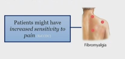 <p>when patients have increased sensitivity to pain</p>