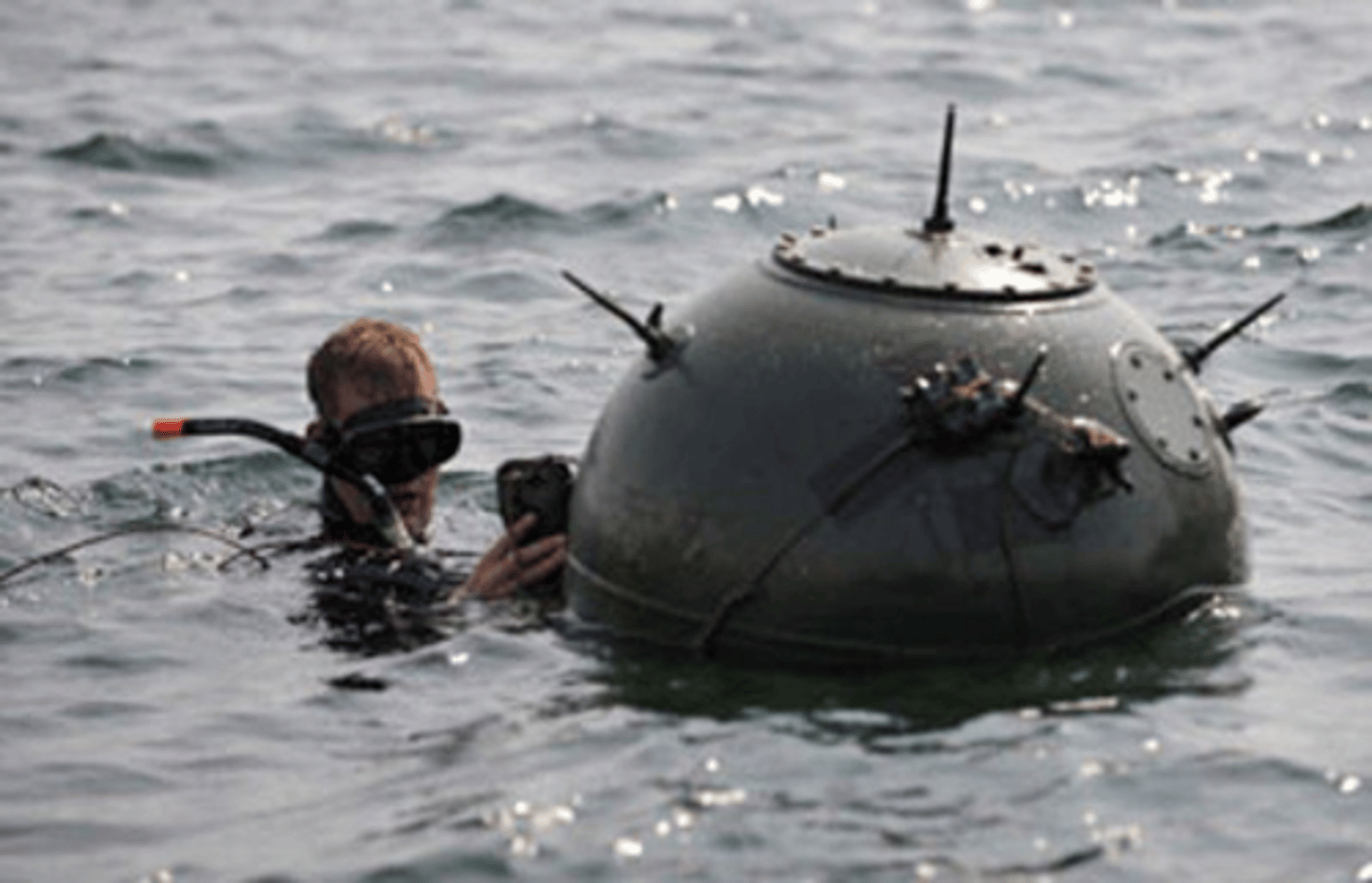 <p>It is untethered and free-floating (not currently used by the U.S.).</p>