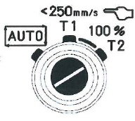 <p>Mode Select Switch - Select correct item for the given definition: Robot operated at the maximum speed. Cannot start programs using the teach pendant.</p>