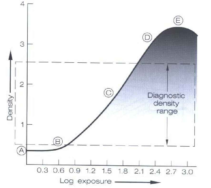 <p>D log E curve</p>