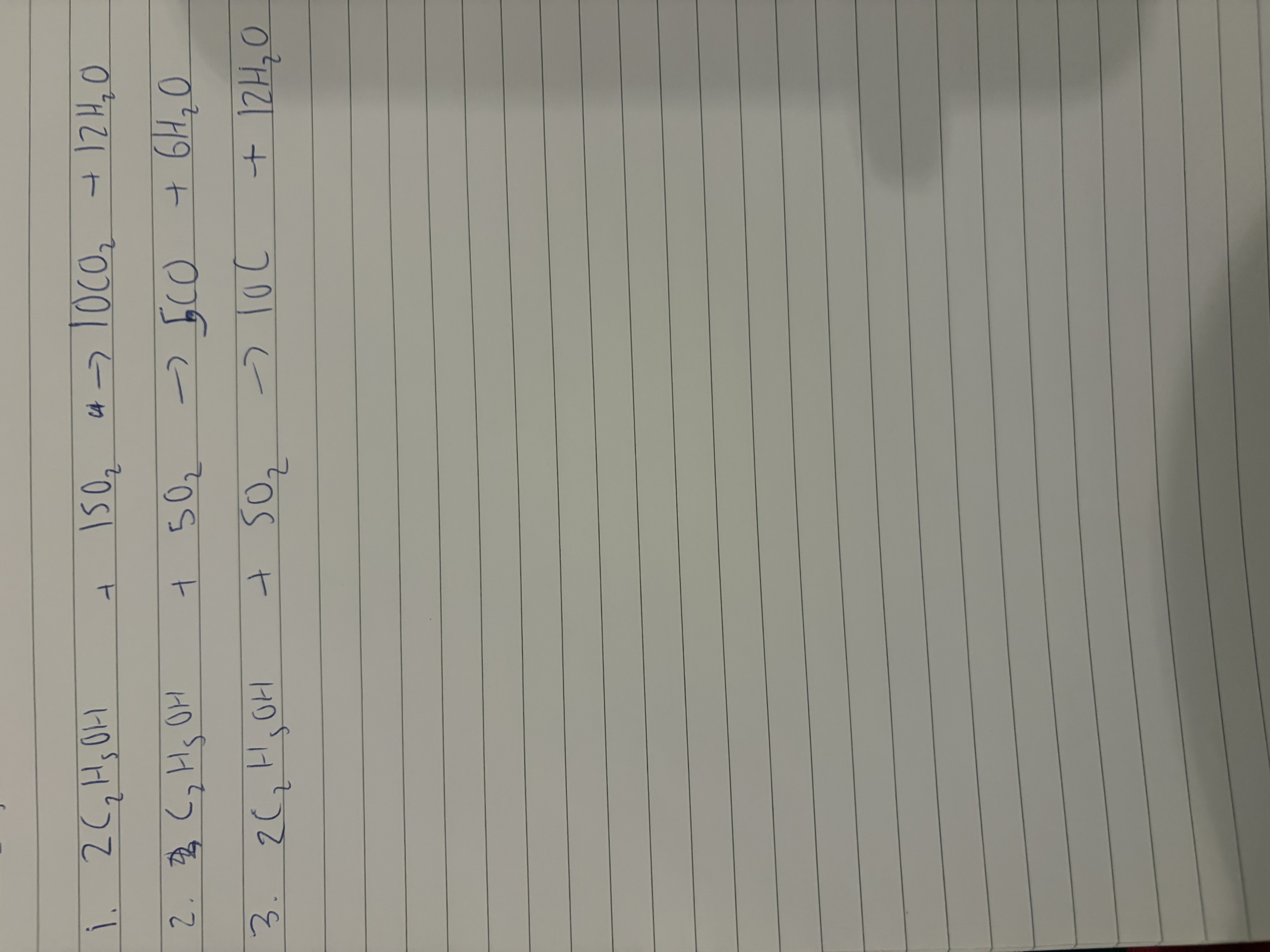 <p>1.solvents. 2.fuels. 3.drinks</p>