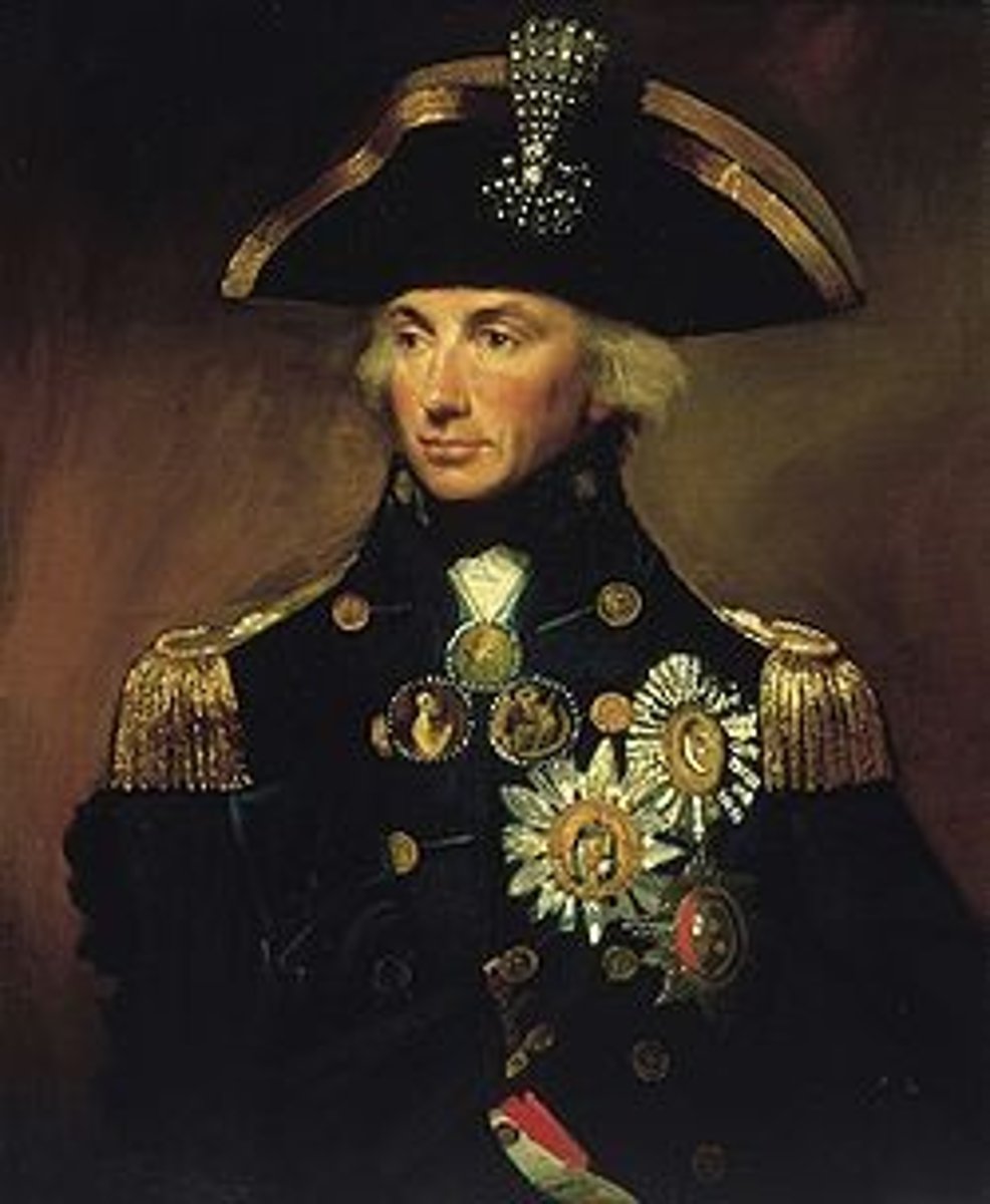 <p>Battle of Trafalgar. Nelson defeats the French navy.</p>