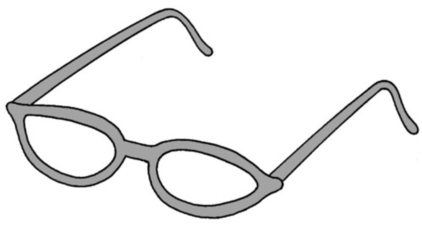 <p>eyeglasses</p>