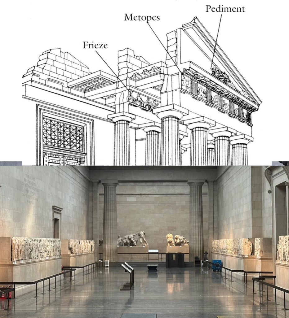 <p>elgin or parthenin marbles</p>