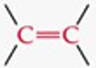 <p>Carbon–carbon double bond (C=C).</p>