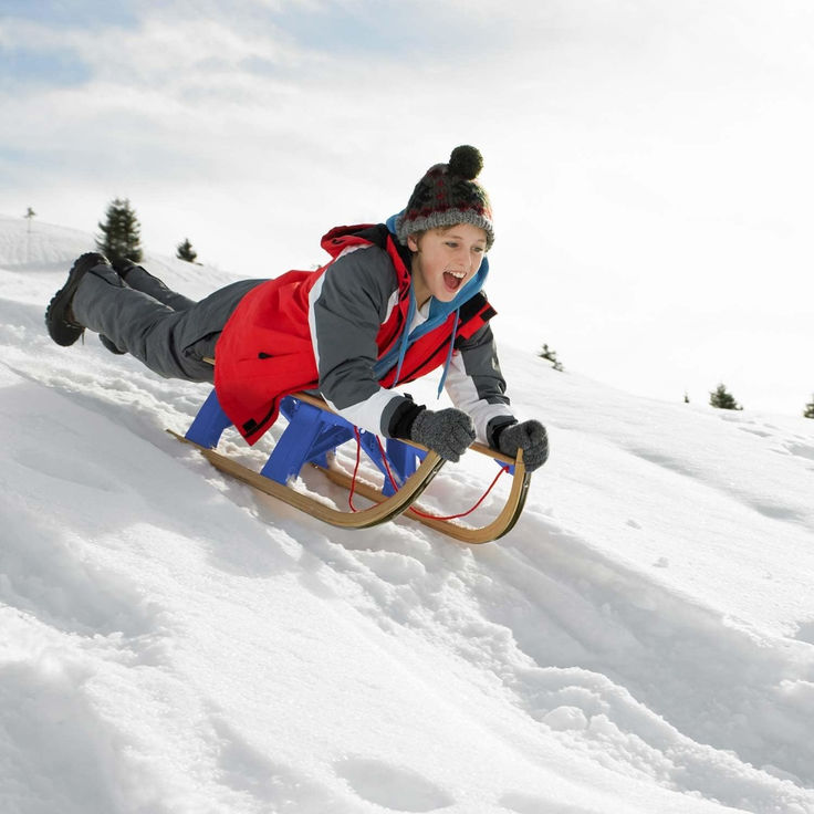 <p>to sledge</p>