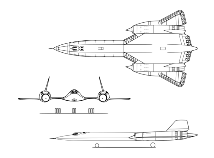 <p>Low observable</p><p>Vertical tails are tilted for LO</p>