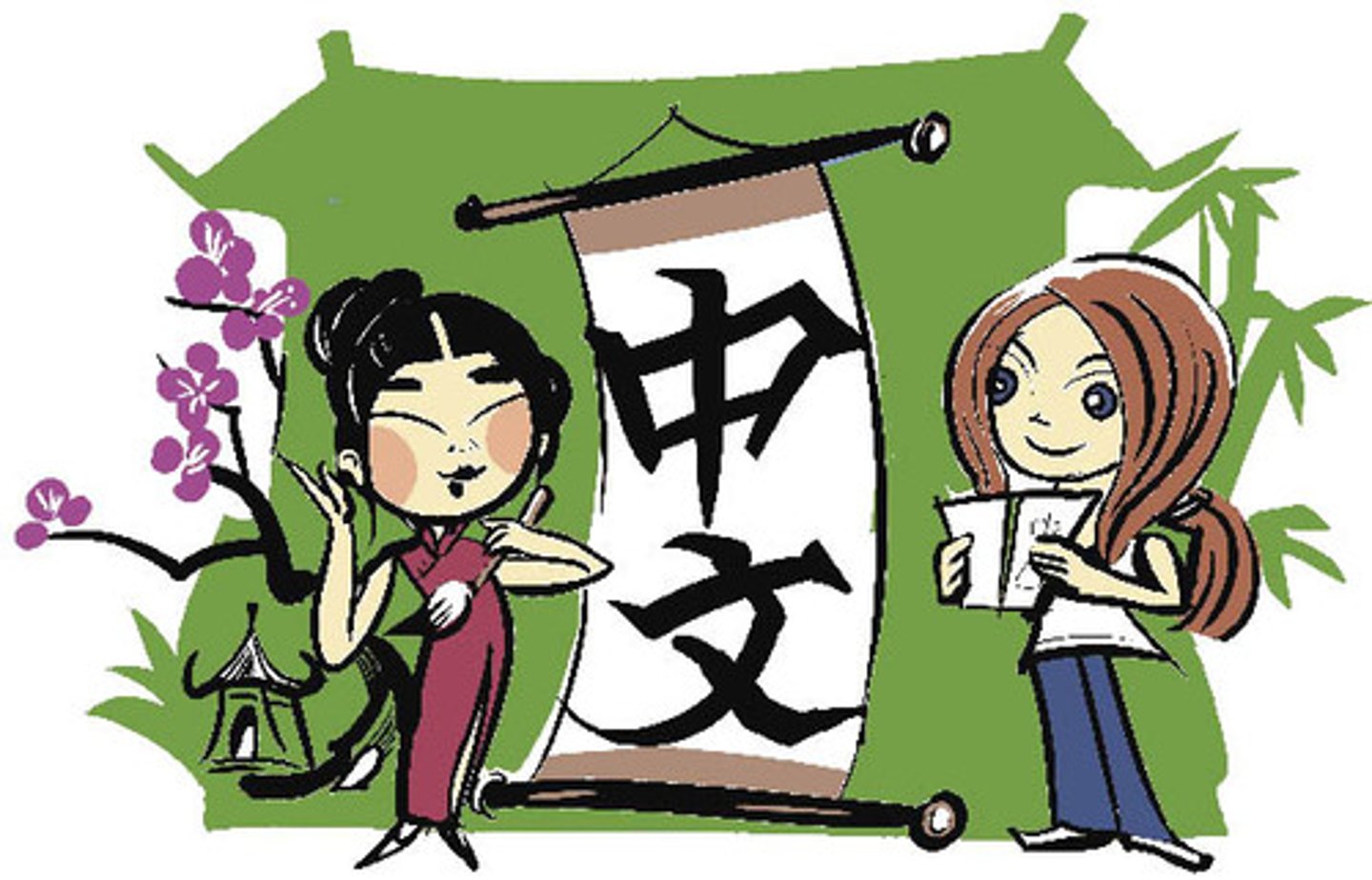 <p>zhōng wén - Chinese language</p>